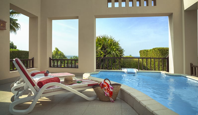 middle-east-holidays-ras-al-khaimah-the-cove-rotana-resort-garden view-two-bedroom-villa-terrace
